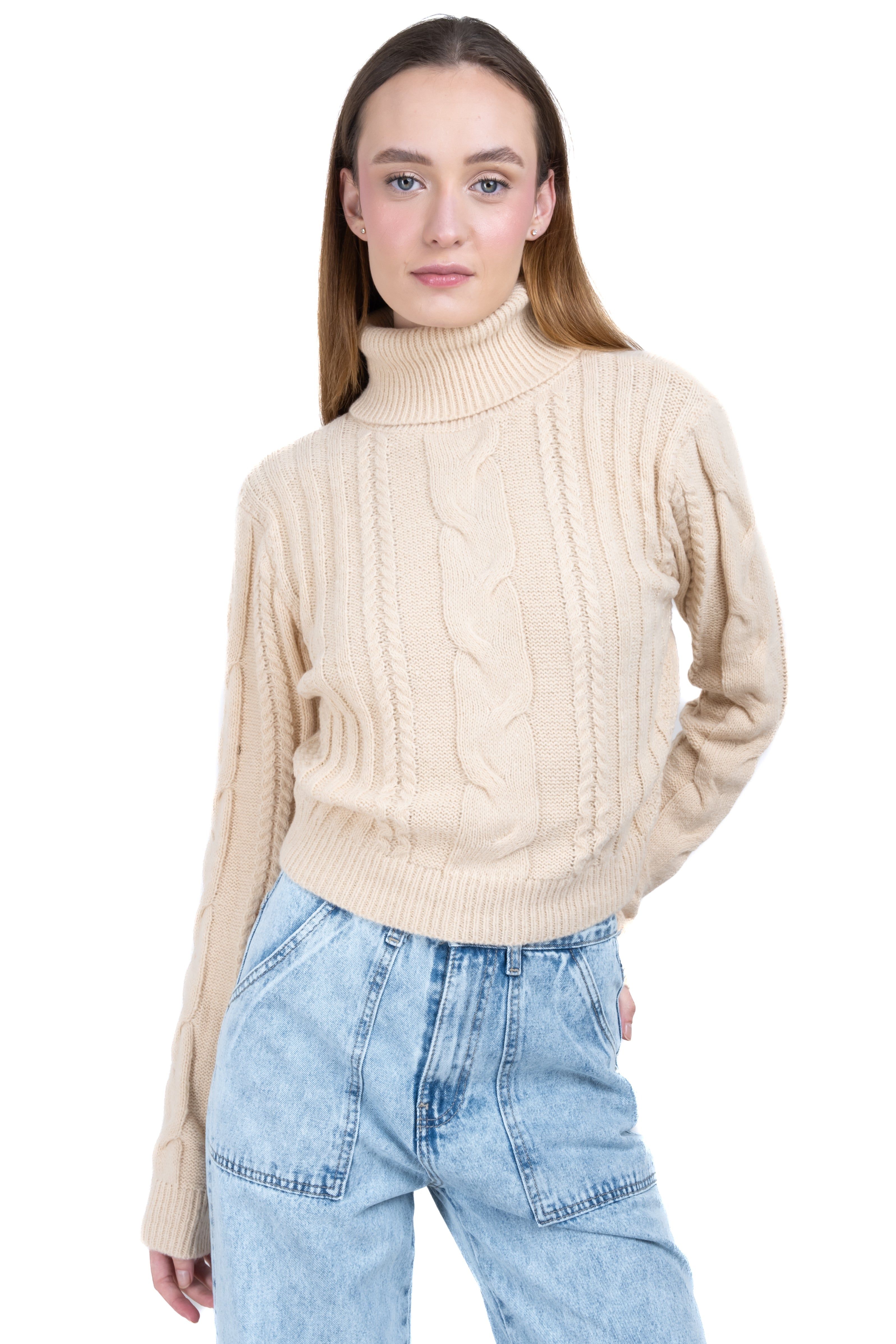 Suéter tejido cuello tortuga sold by Shasa product image thumbnail 2