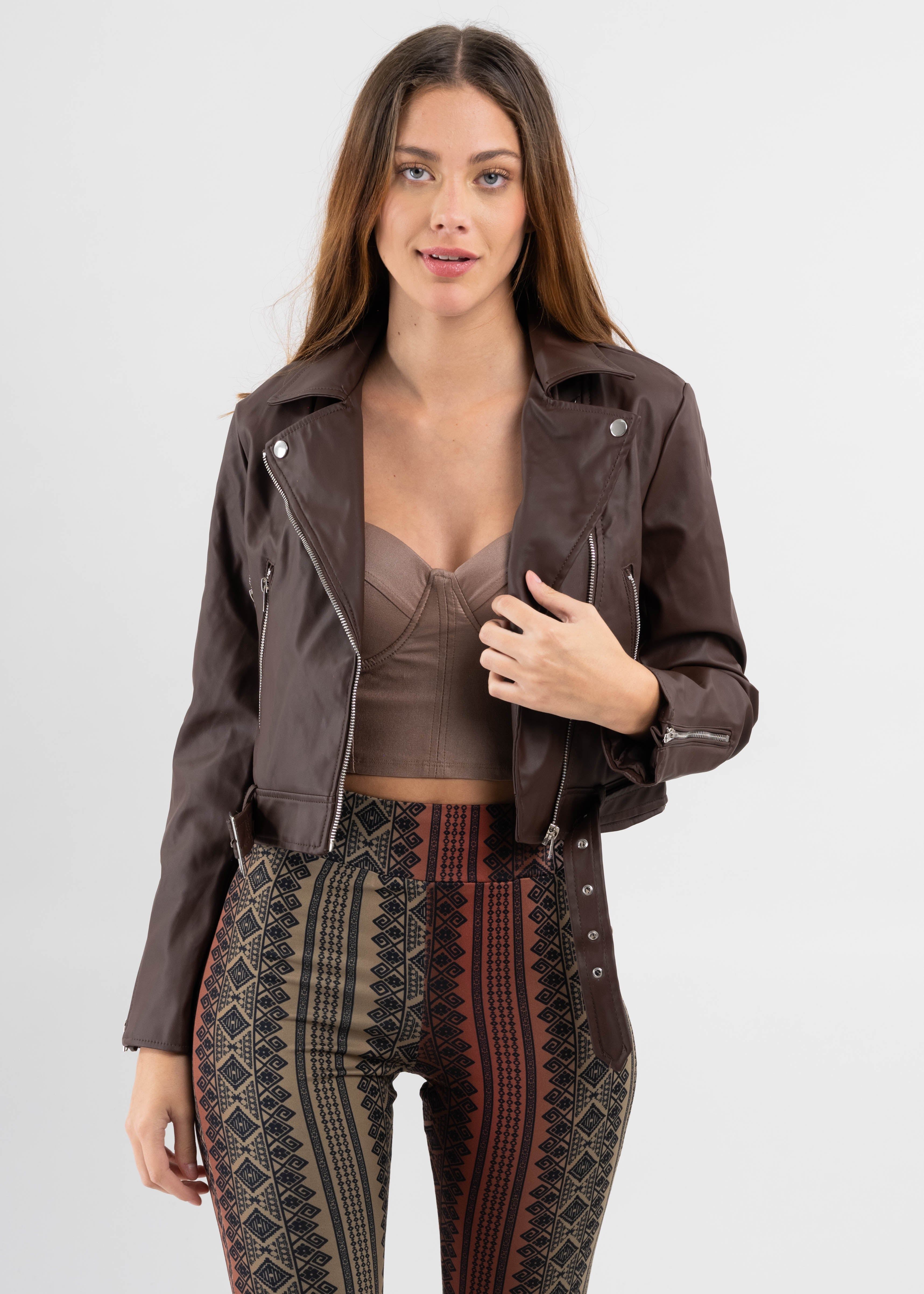 Chamarra biker efecto piel sold by Shasa product image thumbnail 2