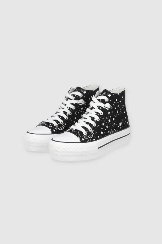 Tenis Canvas Galaxia Plataforma sold by Shasa