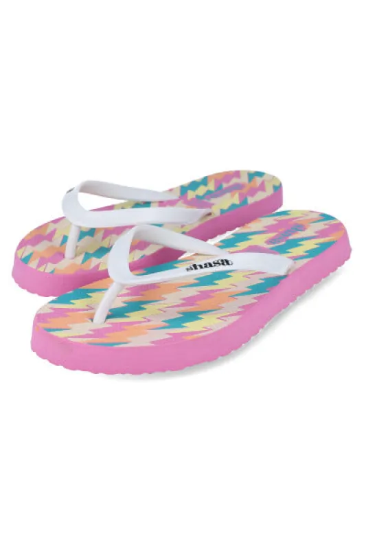 Flip flops estampado rayos multicolor sold by Shasa