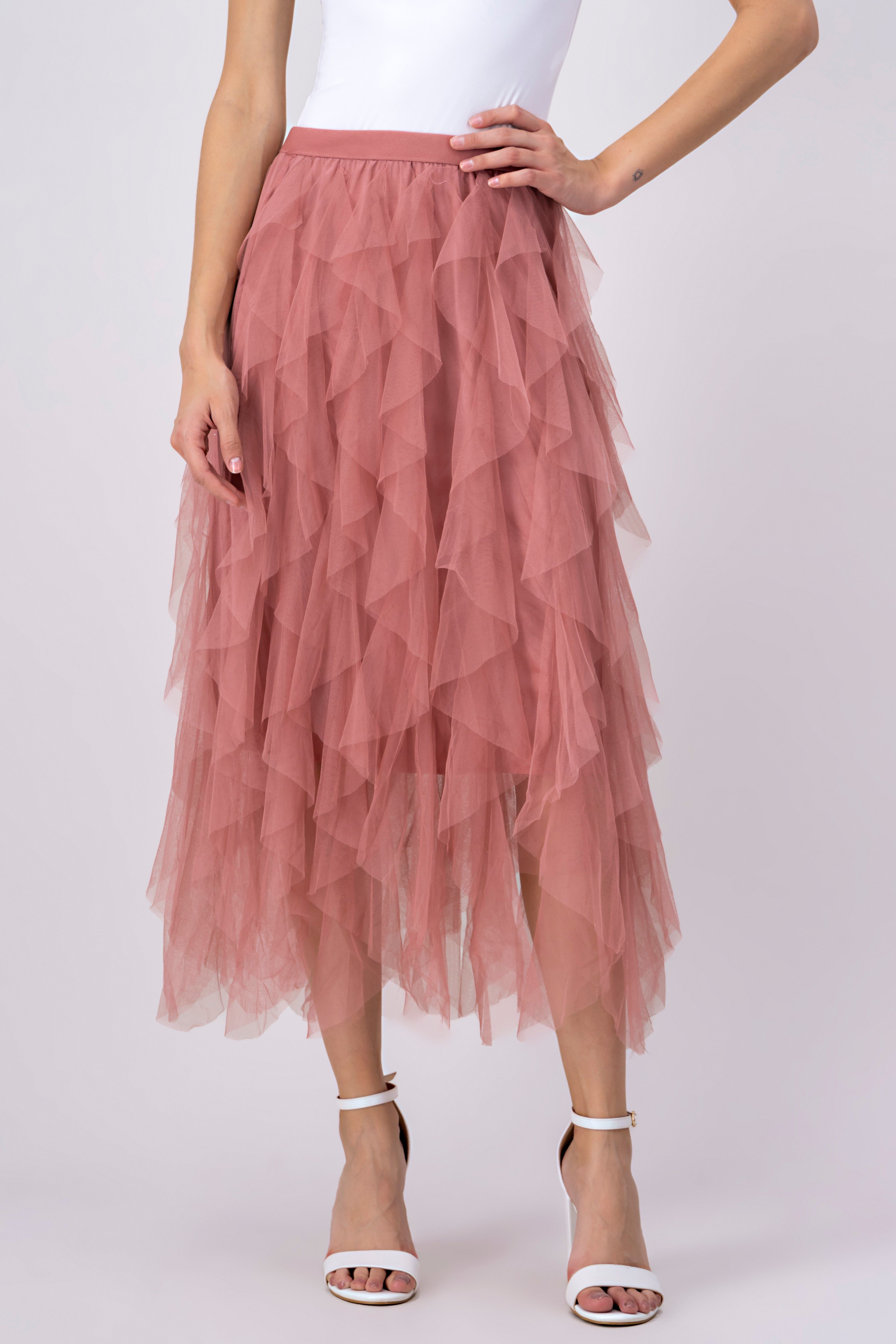 Falda midi mesh olanes sold by Shasa product image thumbnail 2