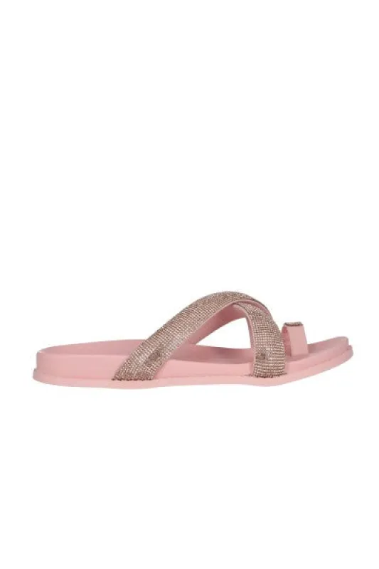 Sandalias Slide Cinta Brillos sold by Shasa