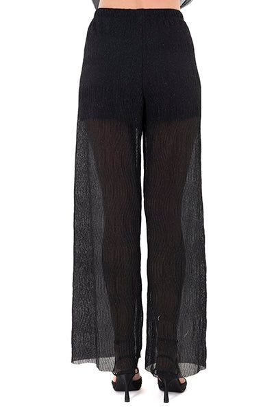 Pantalón mesh wide leg brillos sold by Shasa product image thumbnail 4