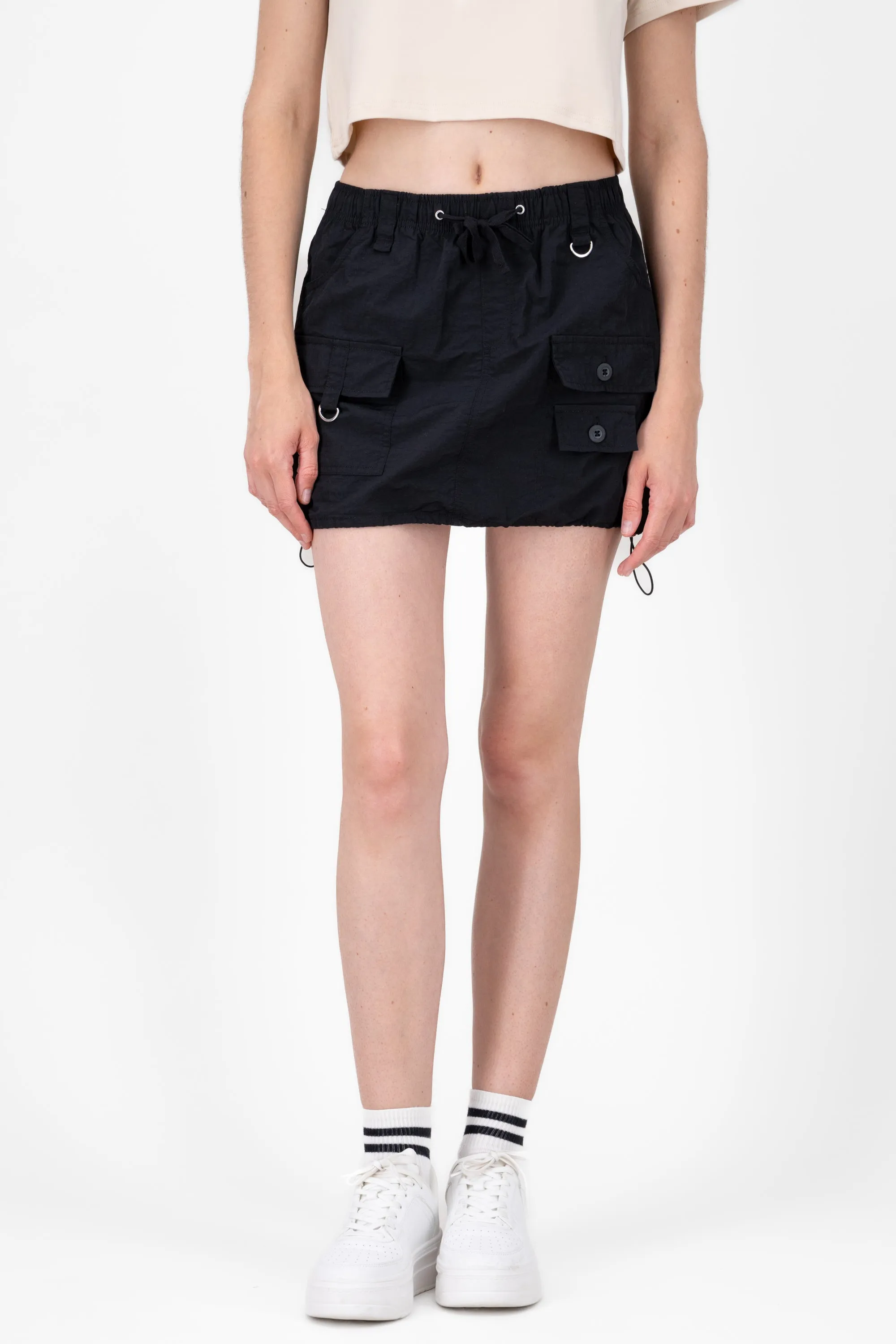 Falda corta tipo parachute c/jarretas sold by Shasa product image thumbnail 2