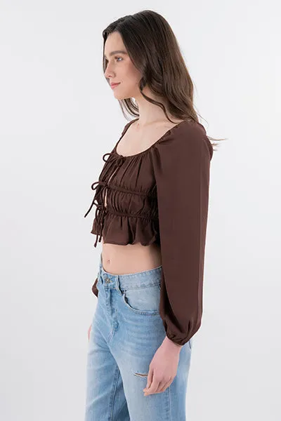 Blusa plisada cintas sold by Shasa product image thumbnail 3