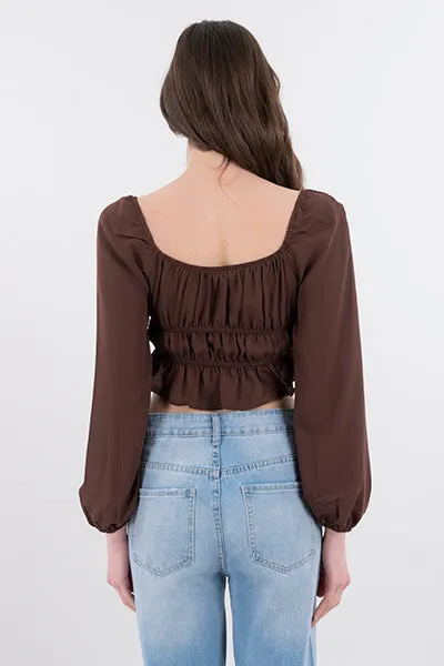 Blusa plisada cintas sold by Shasa product image thumbnail 4