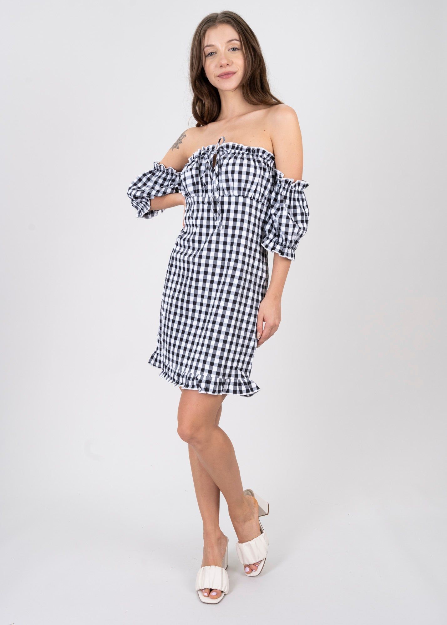 Vestido Entallado Cuadros sold by Shasa product image thumbnail 2