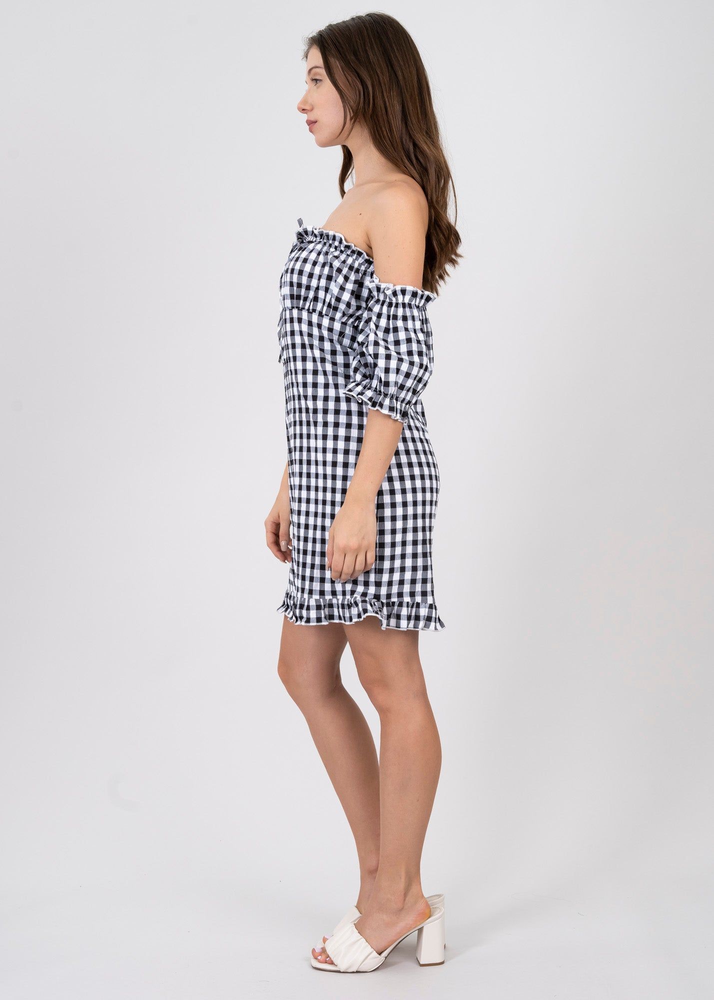 Vestido Entallado Cuadros sold by Shasa product image thumbnail 3