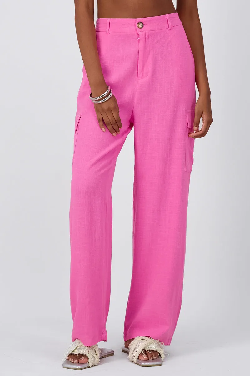 Pantalon Lino Detalle Bolsas Cargo sold by Shasa product image thumbnail 2