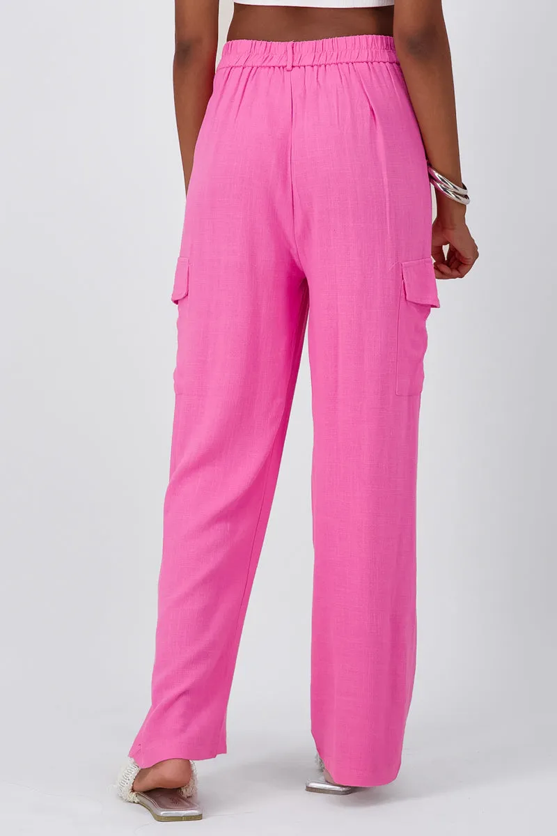 Pantalon Lino Detalle Bolsas Cargo sold by Shasa product image thumbnail 4