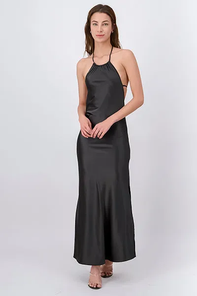 Vestido maxi halter espalda sold by Shasa product image thumbnail 2