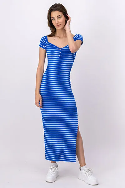 Vestido maxi rayas manga corta sold by Shasa product image thumbnail 2