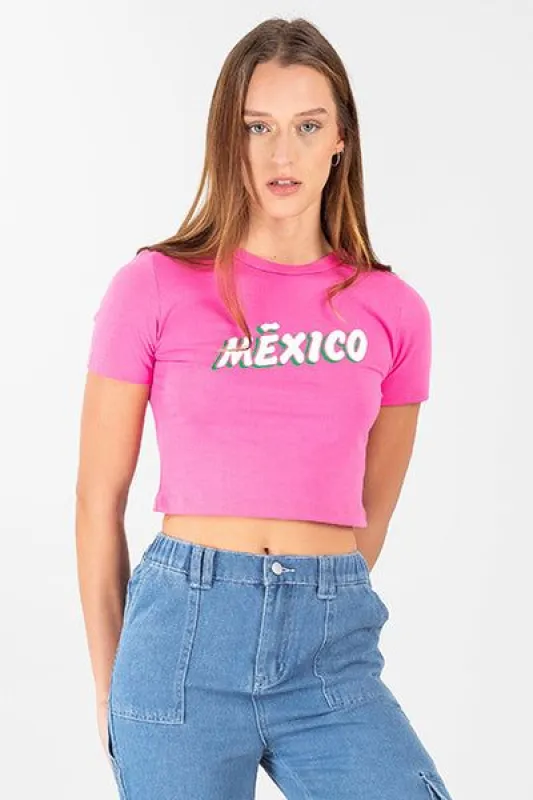 Camiseta corta México lisa sold by Shasa