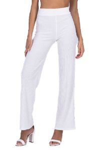 Pantalón flared texturizado sold by Shasa