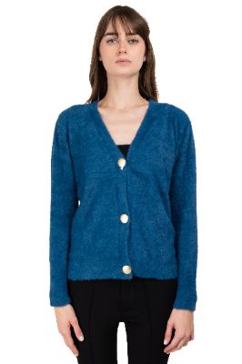 Cárdigan peluche botones sold by Shasa