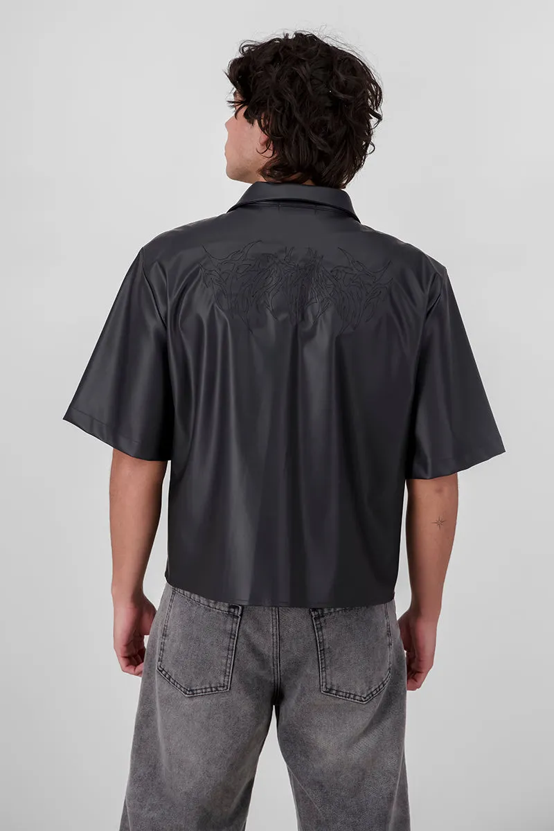 Camisa manga corta detalle bordado sold by Shasa product image thumbnail 4