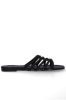 Sandalia slide tiras brillos sold by Shasa