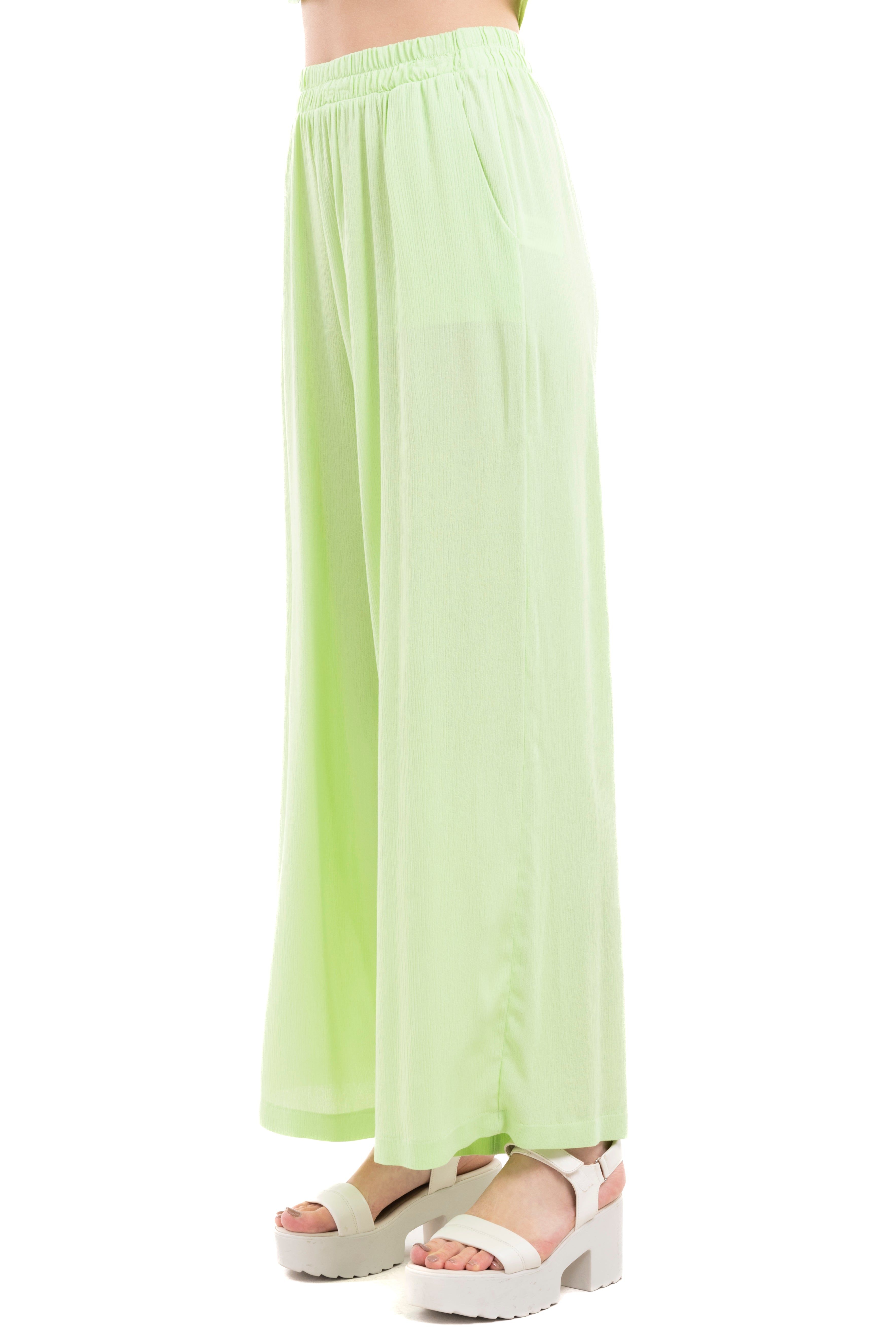 Pantalón amplio recto liso sold by Shasa product image thumbnail 3