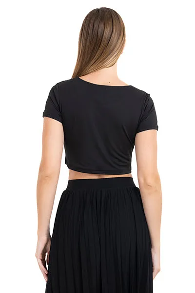 Top crop liso manga corta sold by Shasa product image thumbnail 4