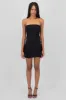 Mini vestido strapless falda globo sold by Shasa