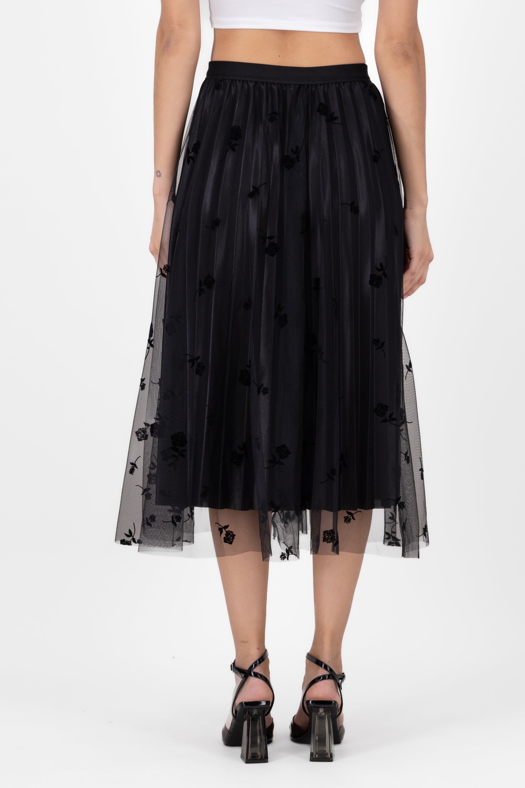 Falda Tulle Con Estampado De Rosas sold by Shasa product image thumbnail 4