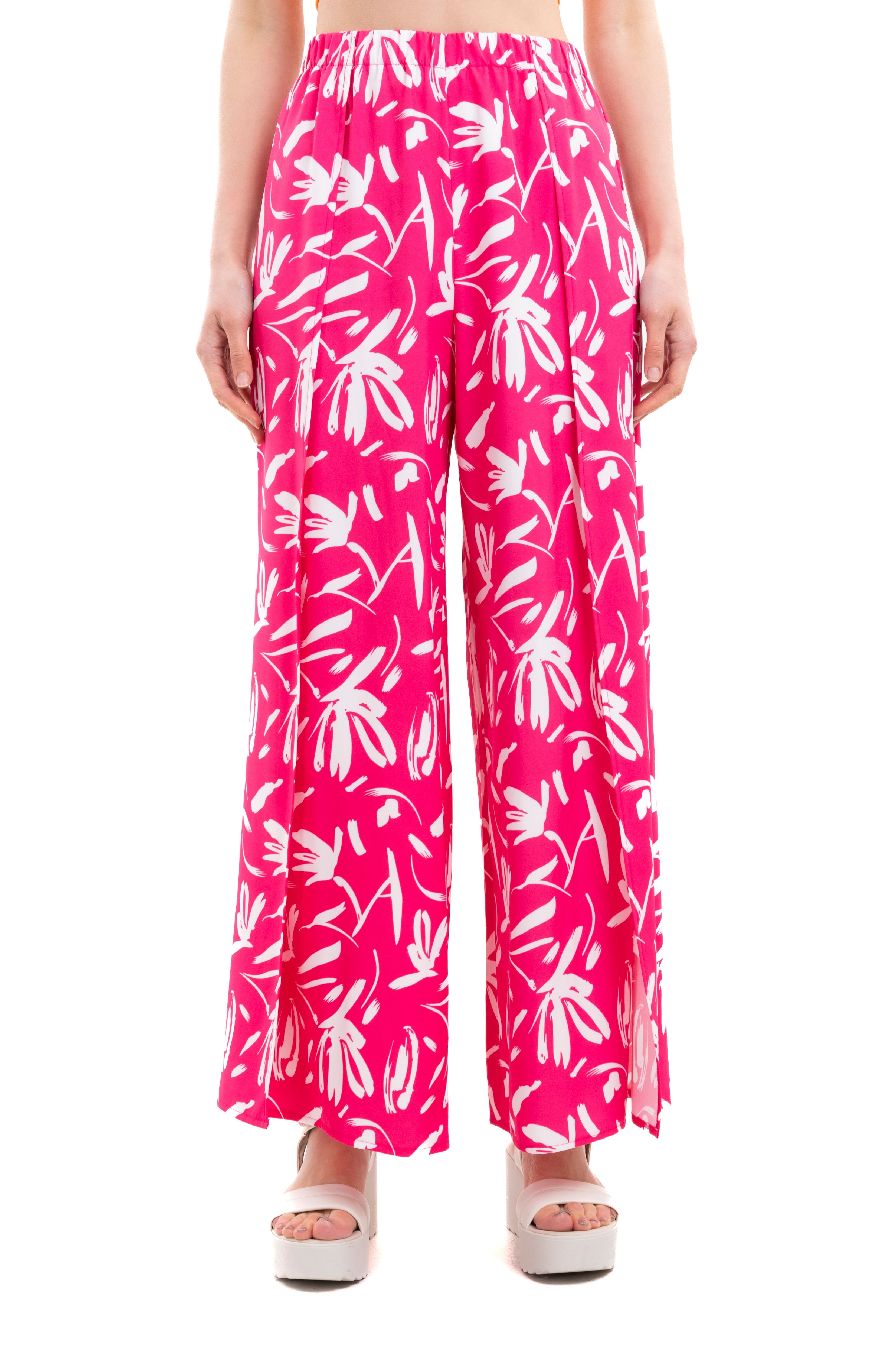 Pantalón wide leg flores sold by Shasa