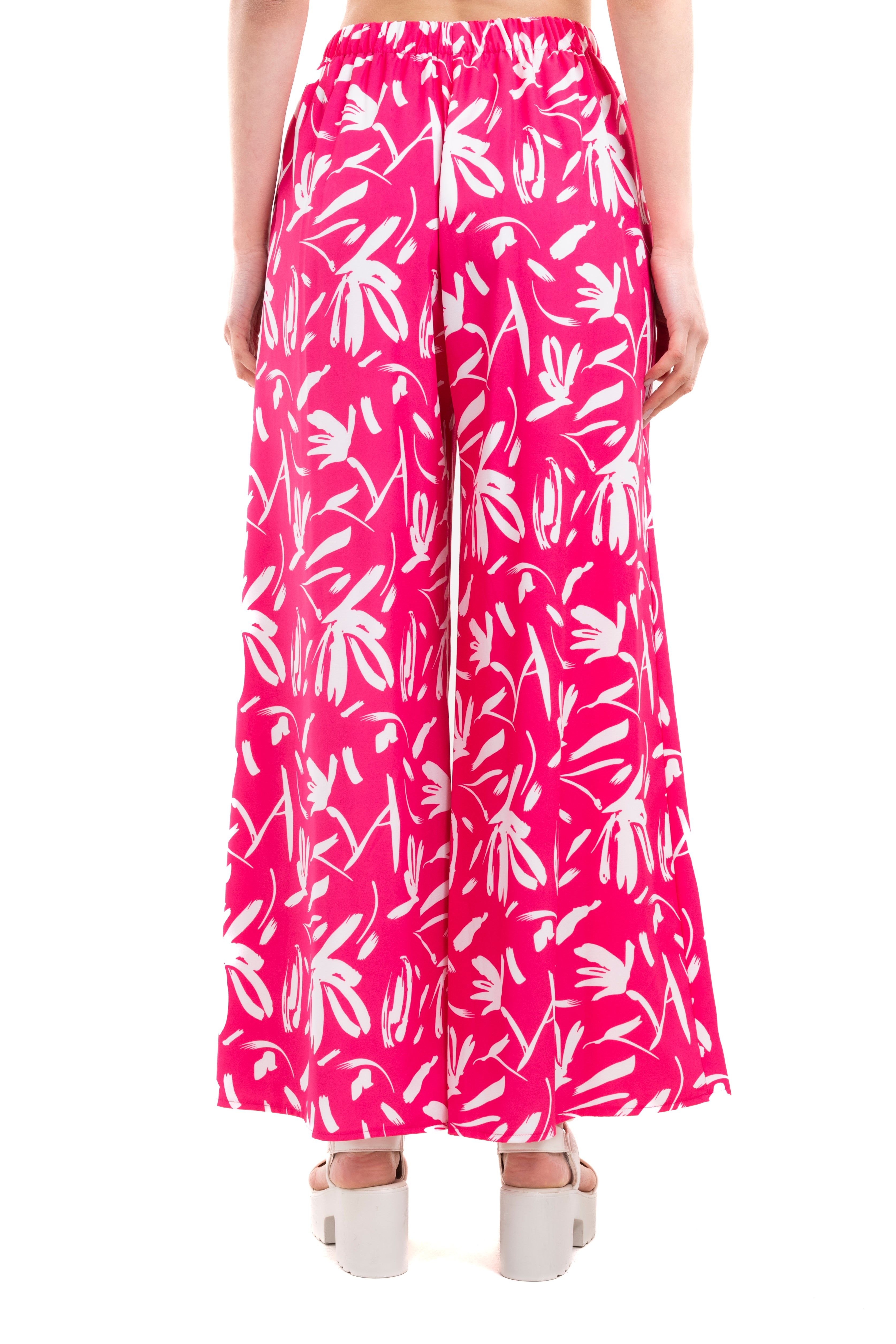Pantalón wide leg flores sold by Shasa product image thumbnail 4