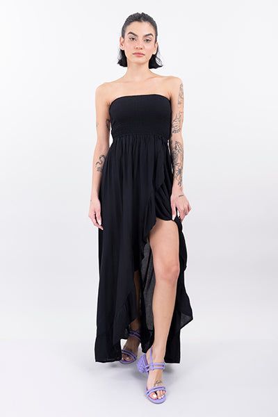 Vestido Maxi Strapless sold by Shasa