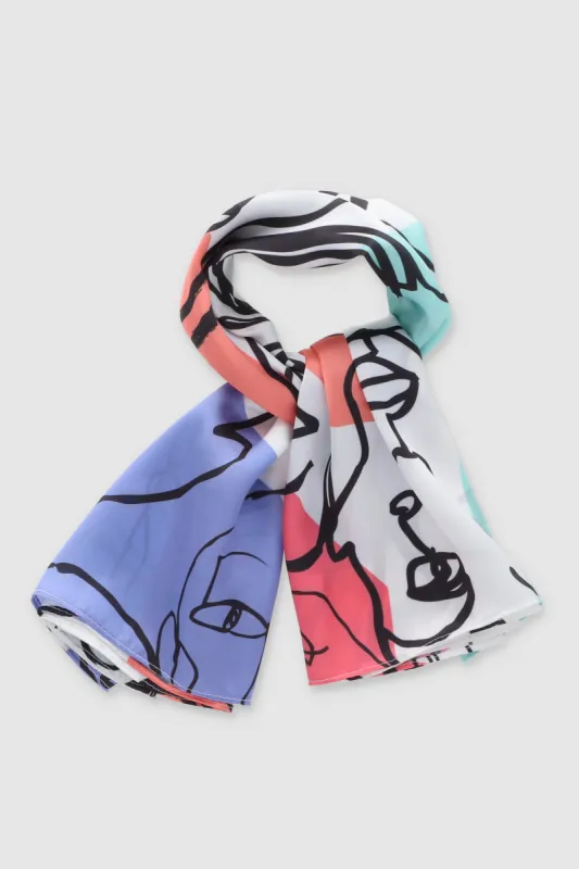 Pañuelo caras abstractas colores sold by Shasa