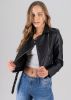 Chamarra biker efecto piel sold by Shasa