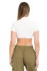 Top crop tejido cuello polo sold by Shasa