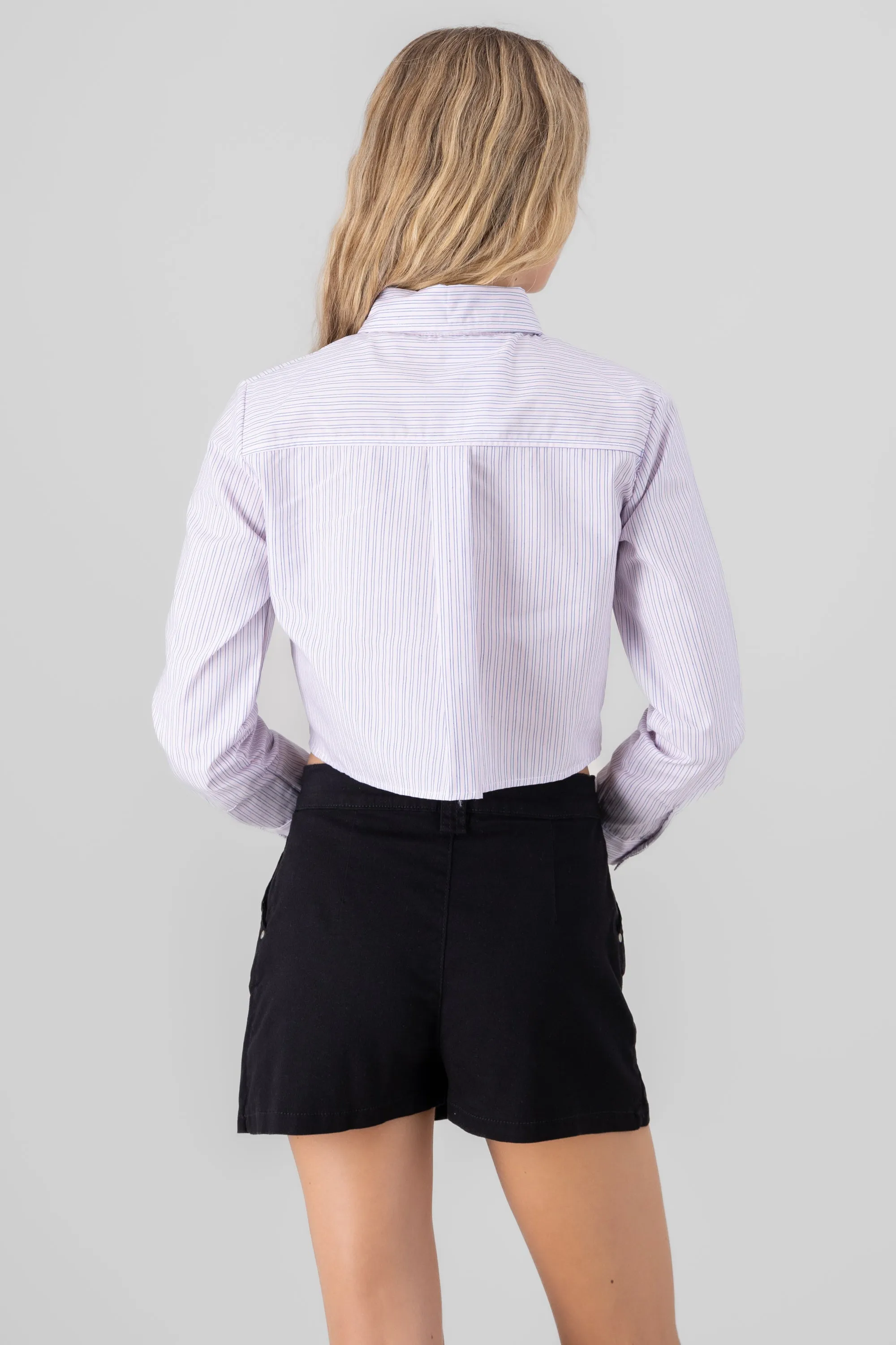 Camisa Crop Doble Bolsillo sold by Shasa product image thumbnail 4