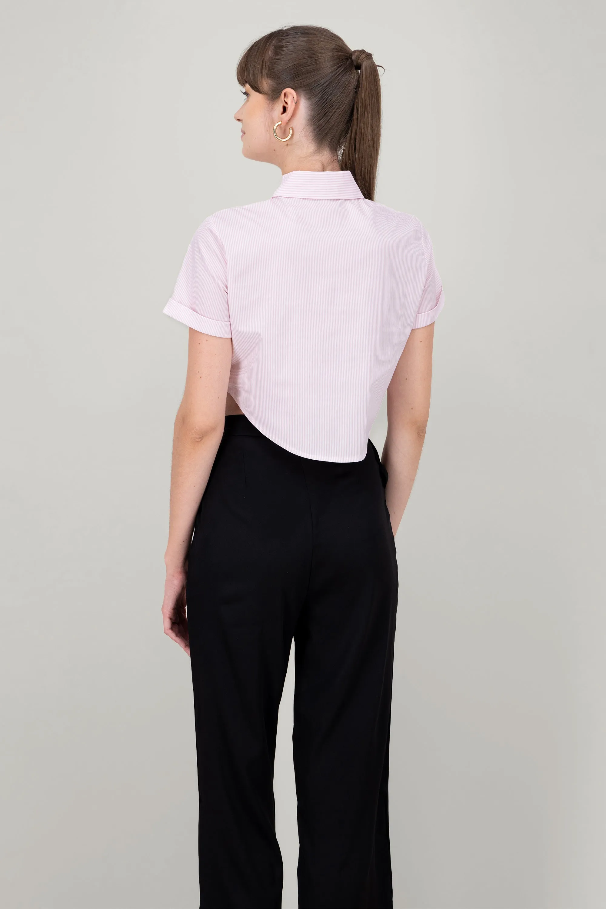 Camisa crop manga corta sold by Shasa product image thumbnail 4