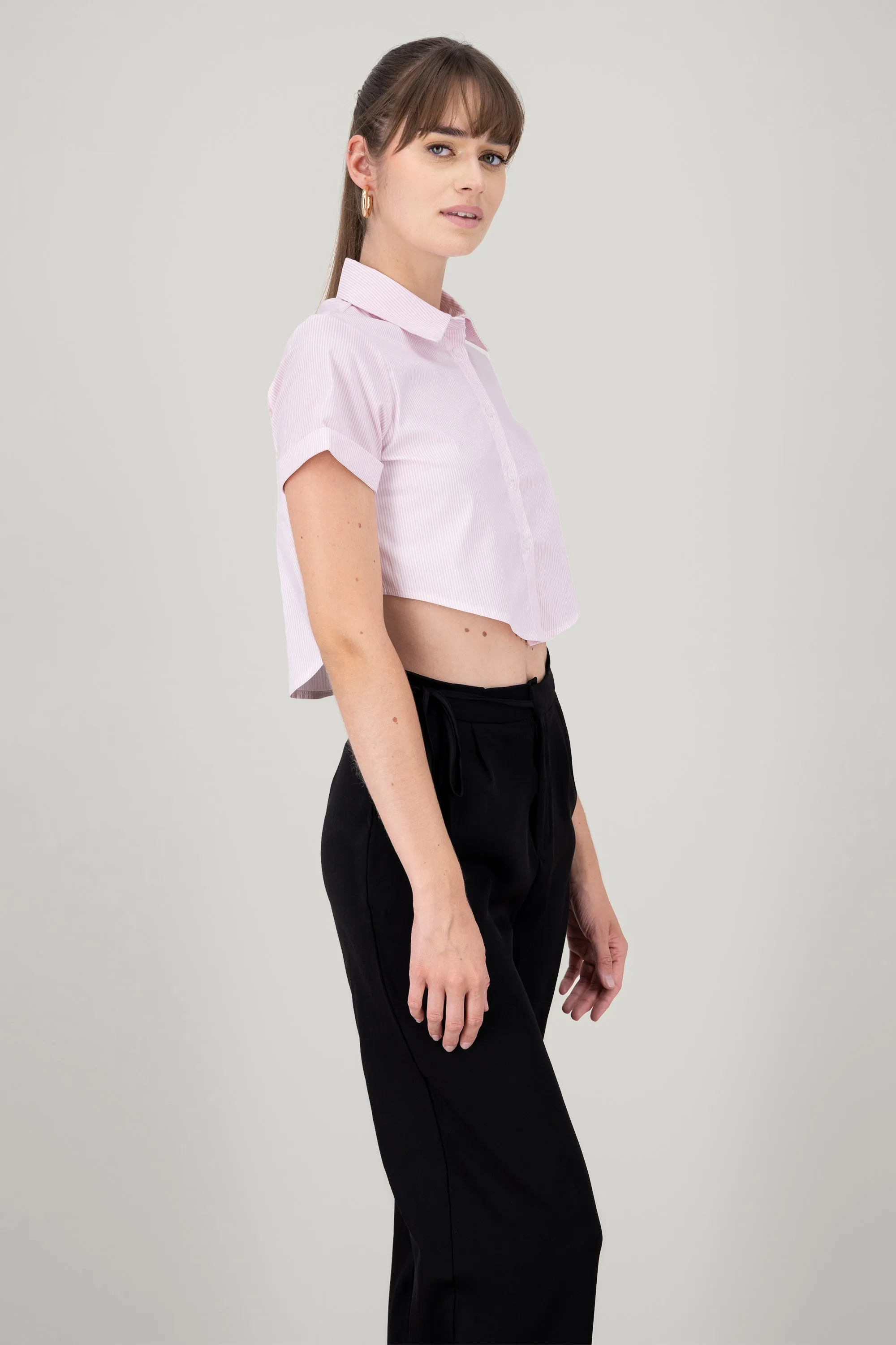 Camisa crop manga corta sold by Shasa product image thumbnail 3