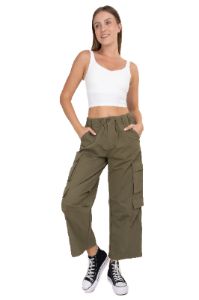 Pantalón cargo super wide leg sold by Shasa