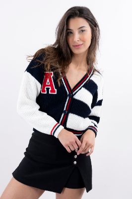 Cárdigan rayas parche sold by Shasa