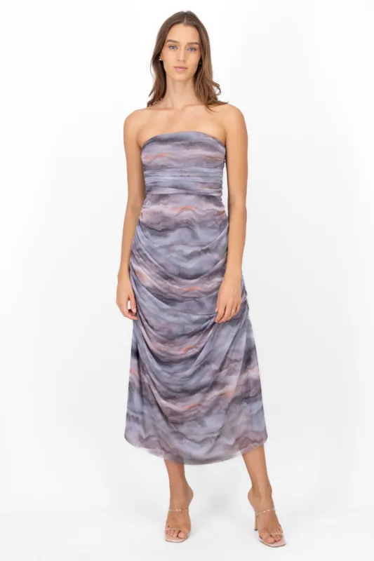 Maxi Vestido Mesh Tie Dye sold by Shasa
