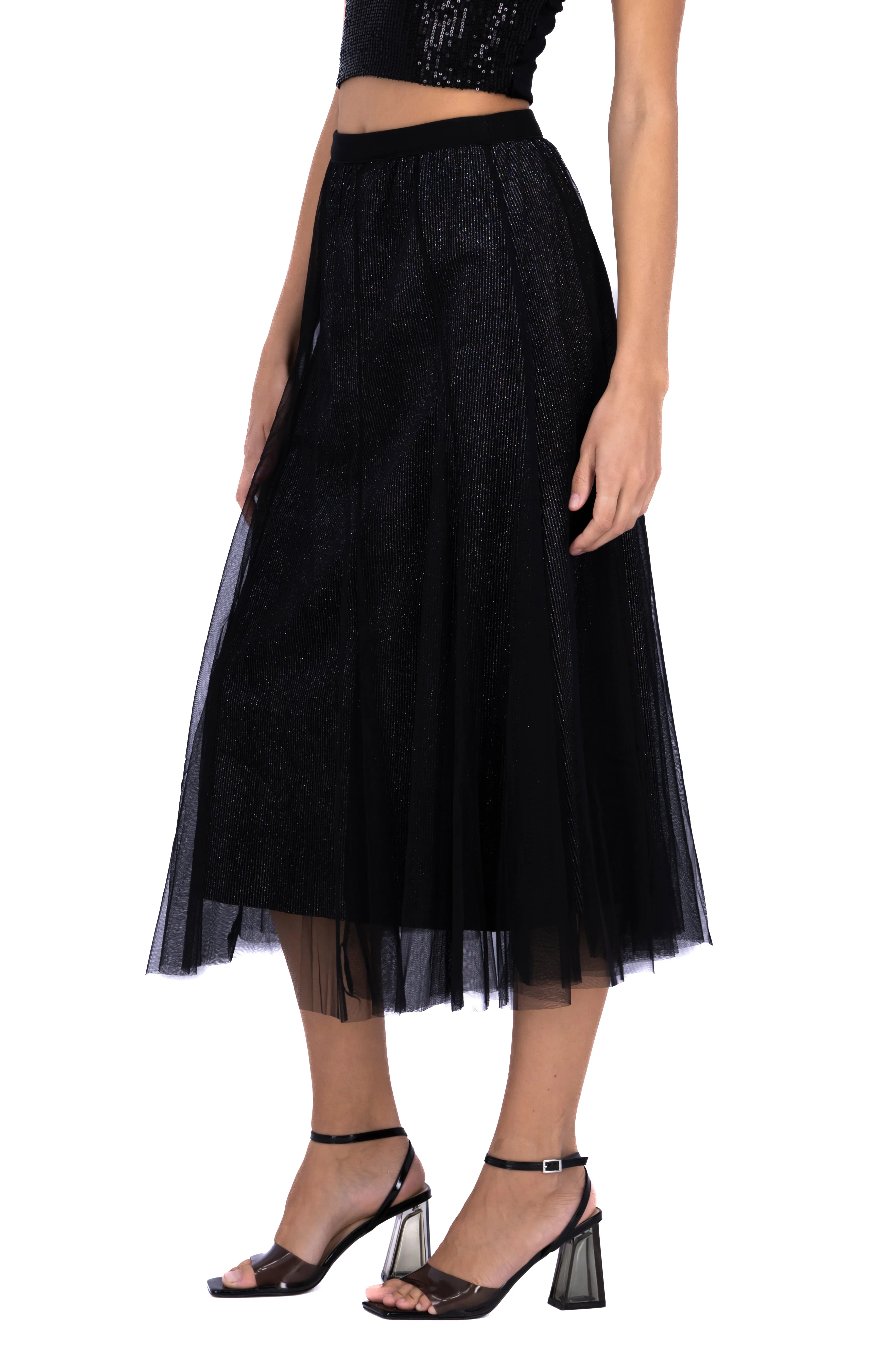 Falda midi brillos sold by Shasa product image thumbnail 3