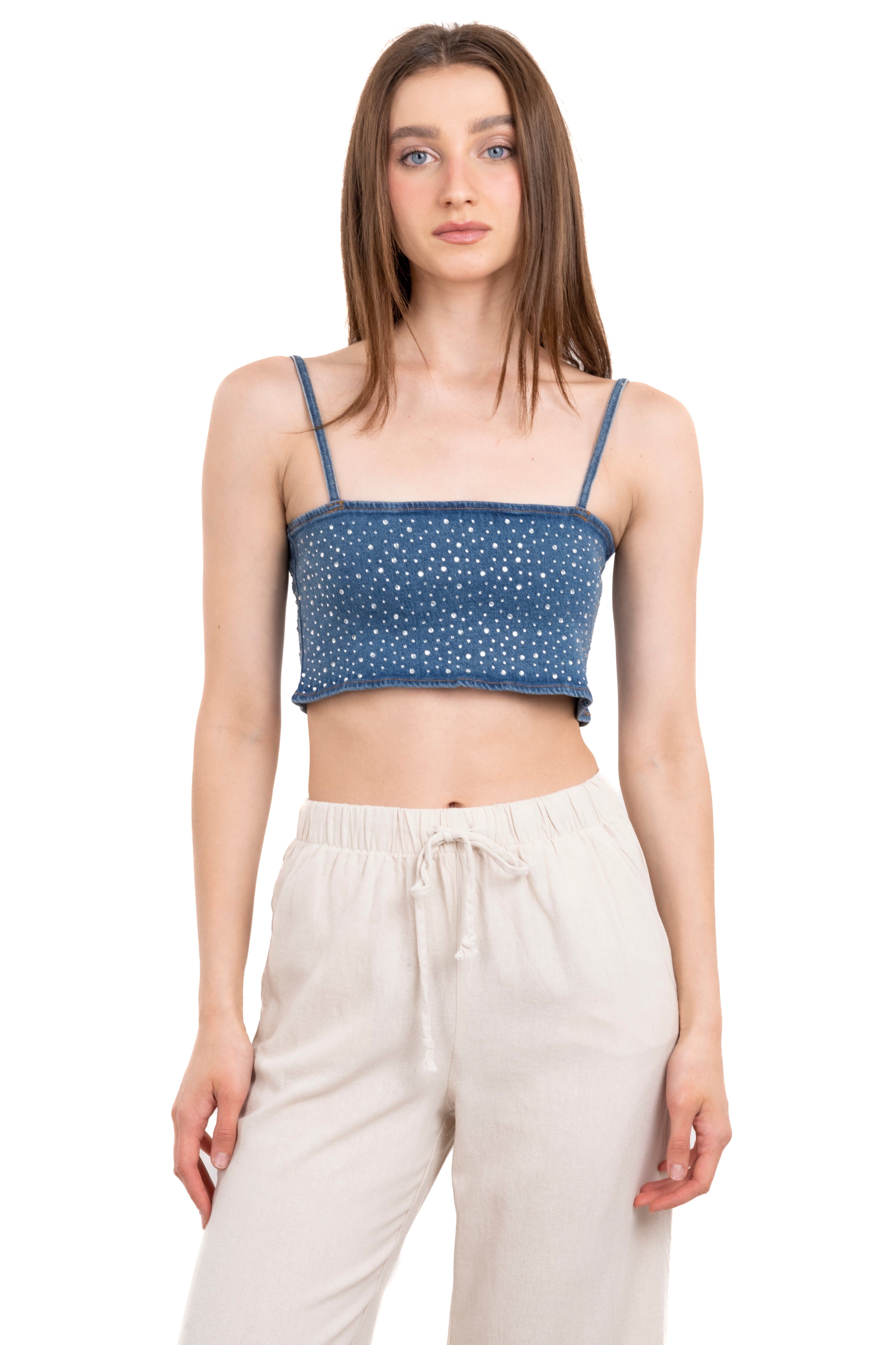 Top denim brillos sold by Shasa product image thumbnail 2