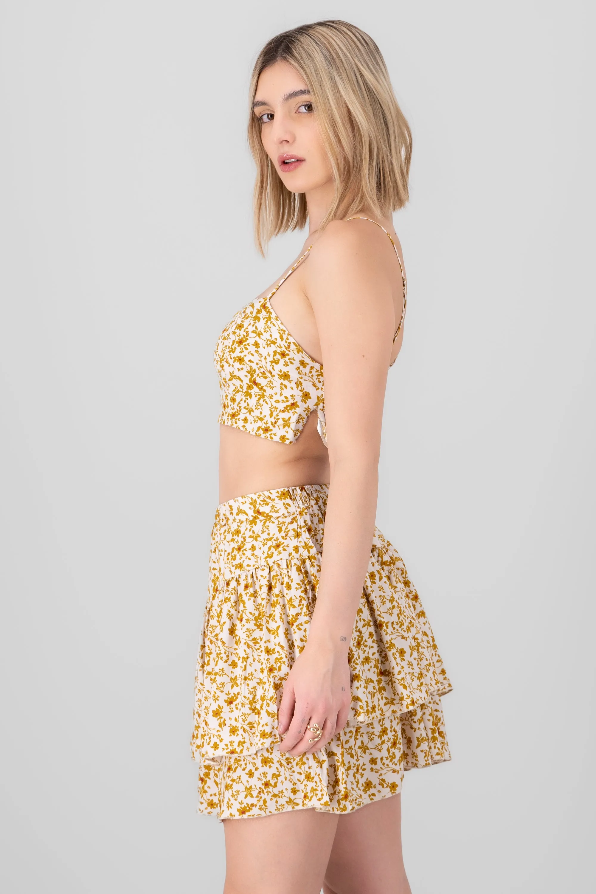 Crop top flores sold by Shasa product image thumbnail 3