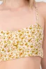 Crop top flores sold by Shasa