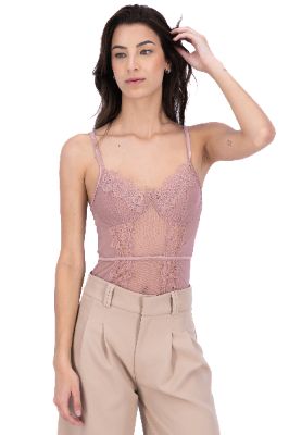 Bodysuit encaje flores copas sold by Shasa