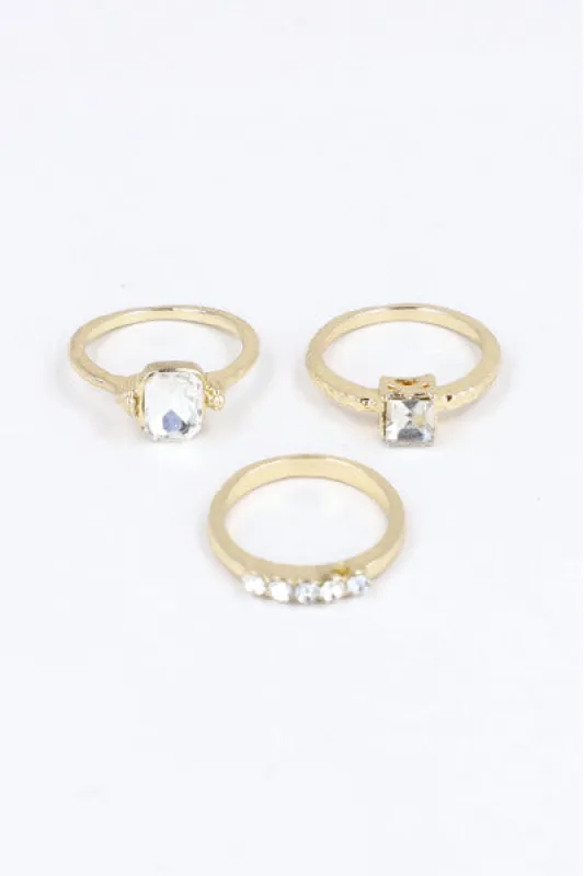 3P Anillos Cristal Cuadro sold by Shasa