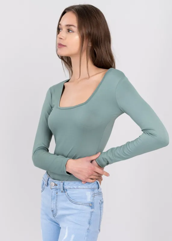 Bodysuit liso escote sold by Shasa