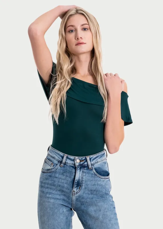 Bodysuit olanes hombro descubierto sold by Shasa