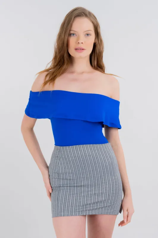 Bodysuit olanes hombro descubierto sold by Shasa
