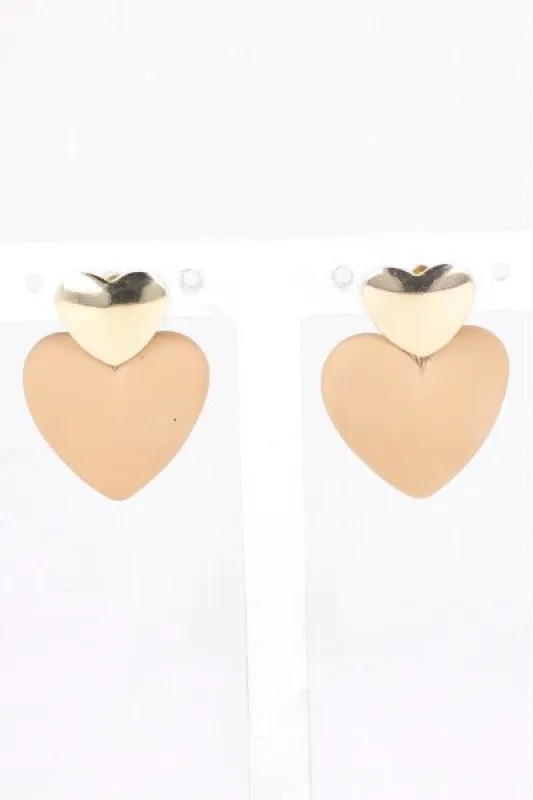 Aretes Doble Corazón sold by Shasa