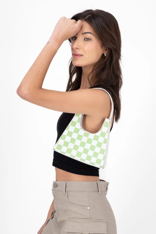 Bolso Baguette Estructura Ajedrez sold by Shasa