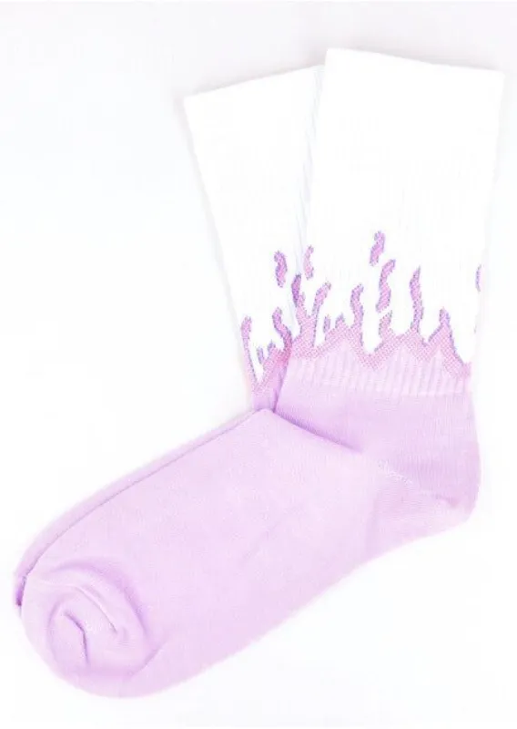 Calcetas flamas acanaladas sold by Shasa