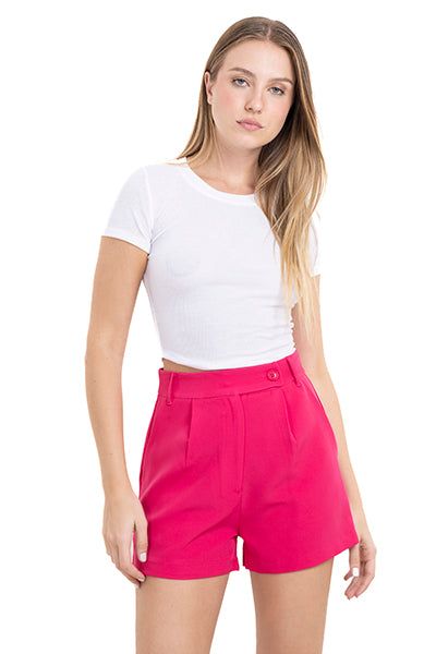 Top acanalado manga corta sold by Shasa